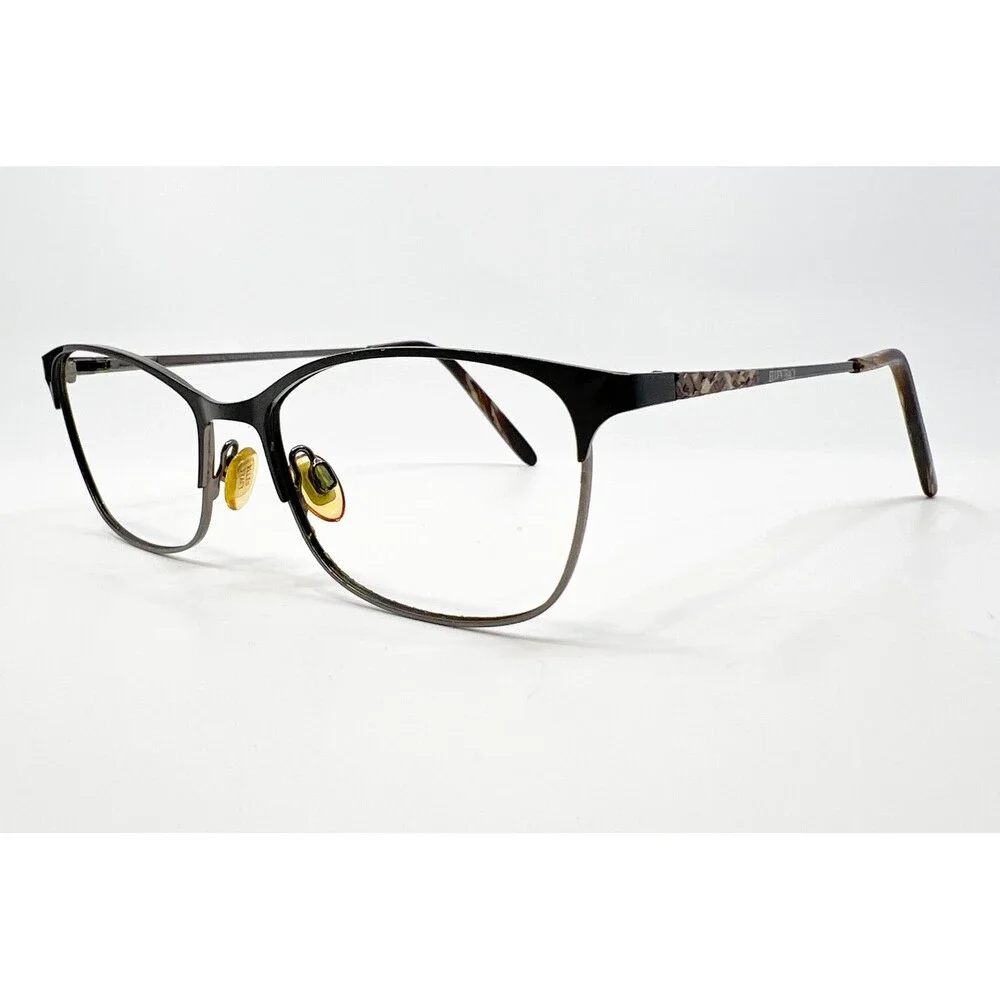 Ellen Tracy Eyeglass Frames Womens Black Procida Cat Eye 53-16-140